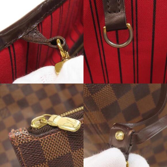 LOUIS VUITTON Brown Damier Neverfull GM Tote Bag - Picture 7 of 11